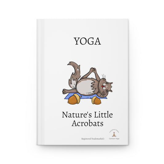 Squirrel Hard Cover Journal By Cartoon Yoga-Kids
