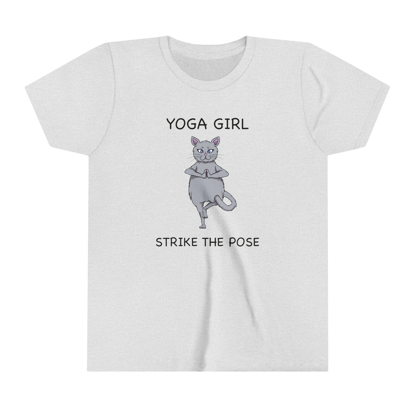 Strike the Pose Yoga-Youth Short Sleeve Tee-Cartoon Yoga