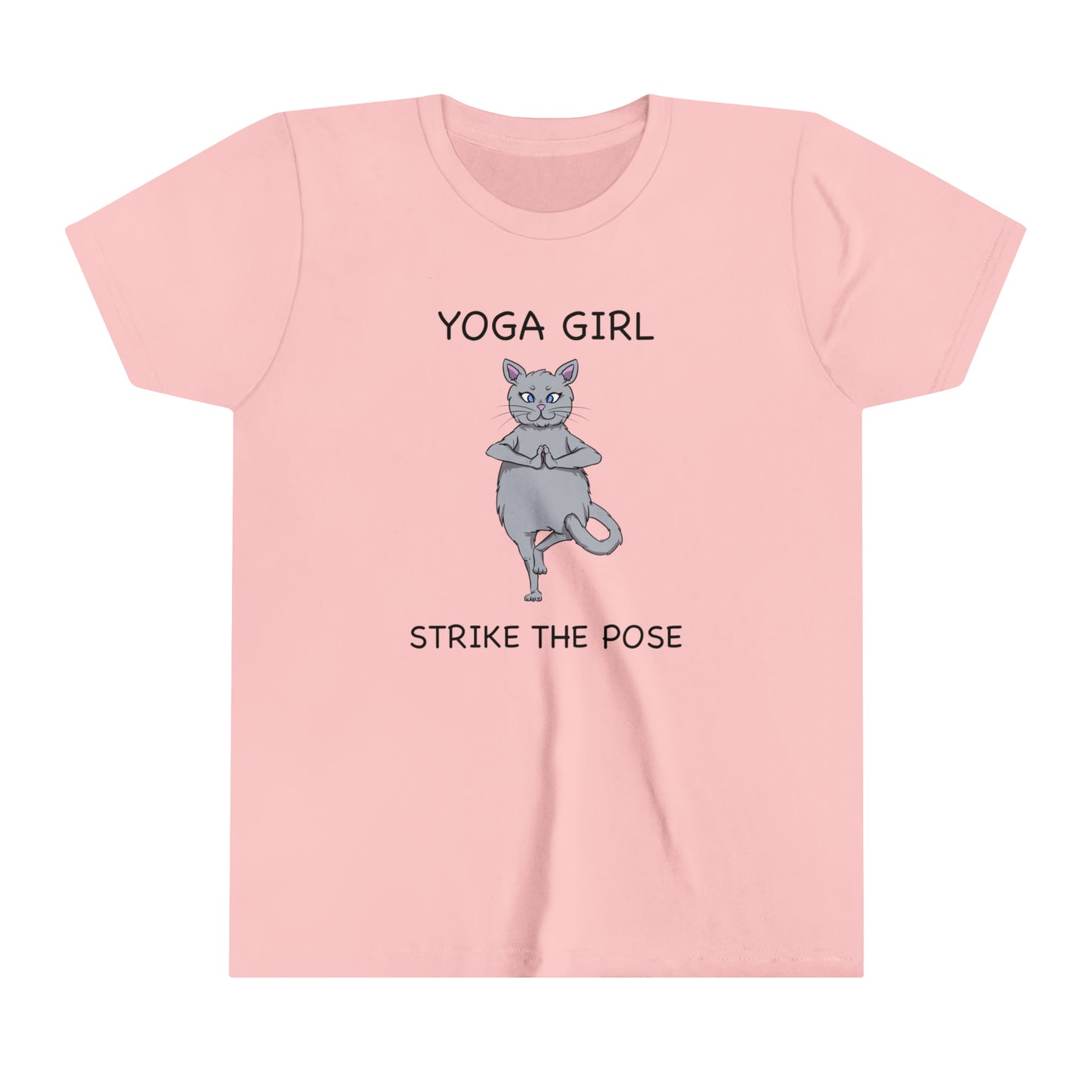 Strike the Pose Yoga-Youth Short Sleeve Tee-Cartoon Yoga