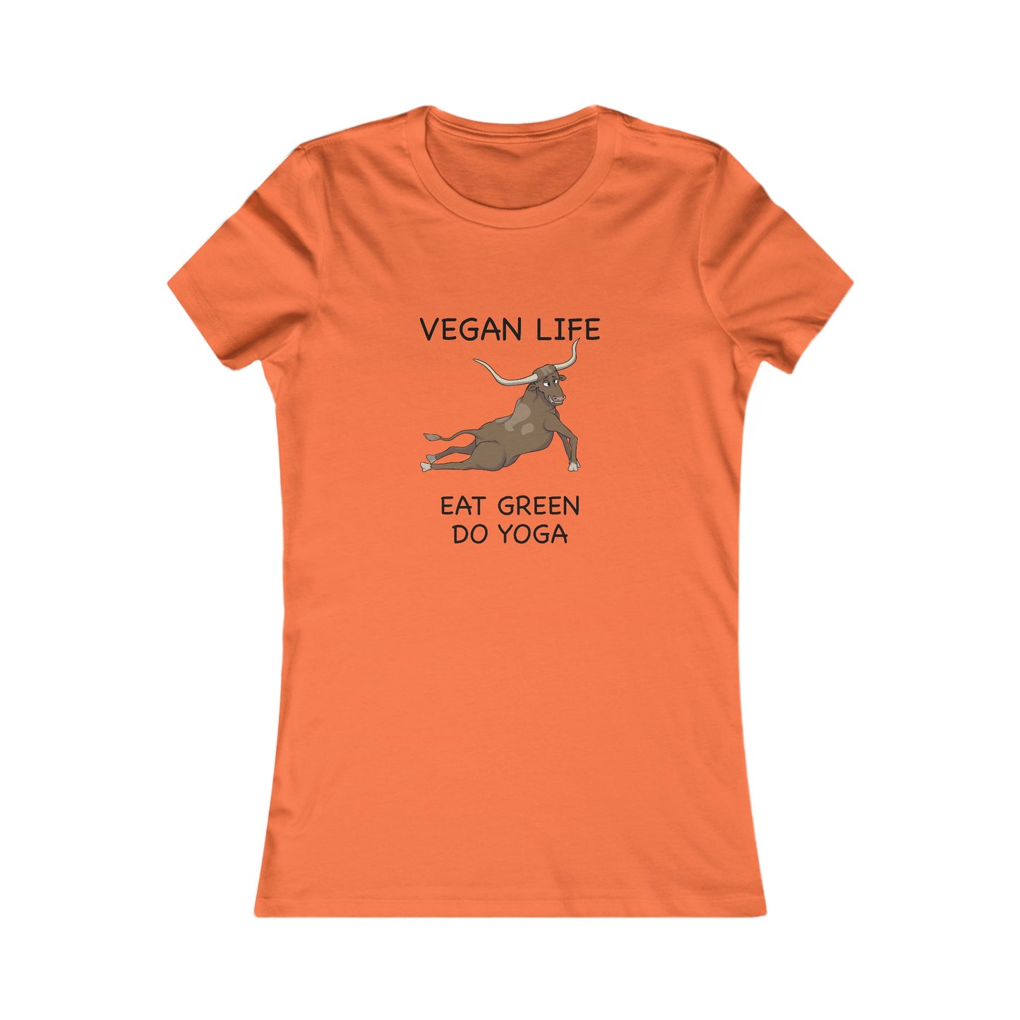 Eat Green Yoga-Women's Favorite Tee-Cartoon Yoga